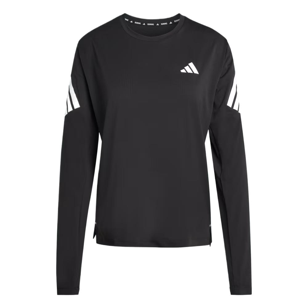 Adidas Пуловер Climacool с круглым вырезом, влагоотводящая приталенная футболка для бега, женские топы KE6840 A/M