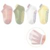 Lawadka 4Pairs Summer Baby Boy Girl Sock Mesh Thin Newborn Socks For Girls Boys Casual Toddler Short Floor Home Sock Anti-slip