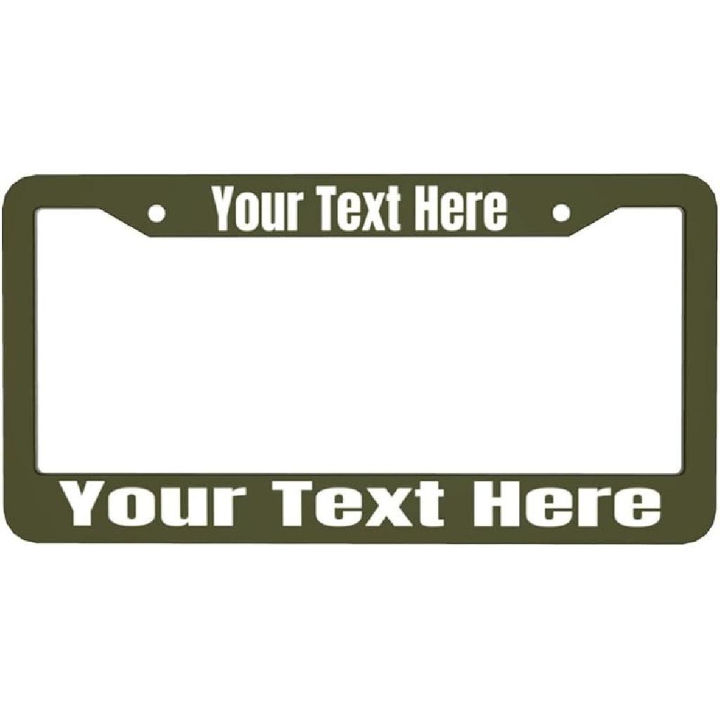 License Plate Frame Personalized License Plate Frame for Cars License Plate Frames Customized Design License Plate Holder Customize Funny Car