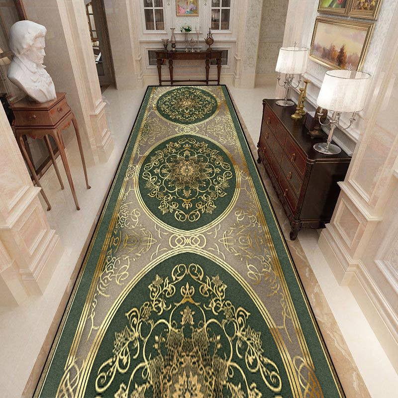Luxury Marble Corridor Carpet el Hallway Runner Decoration Rugs Living Room Aisle Washable Non-slip Floor Mat izable