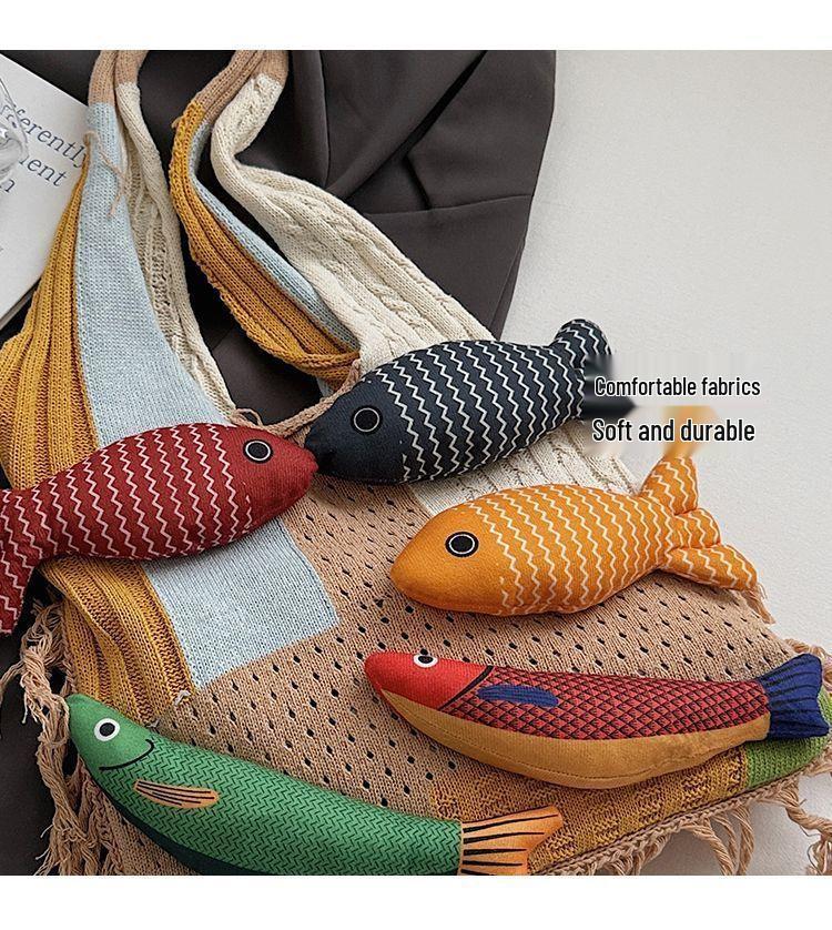 Women's Lazy Style Knitted Tote Bag - Versatile, Fashionable, Large Capacity, Single Shoulder, White