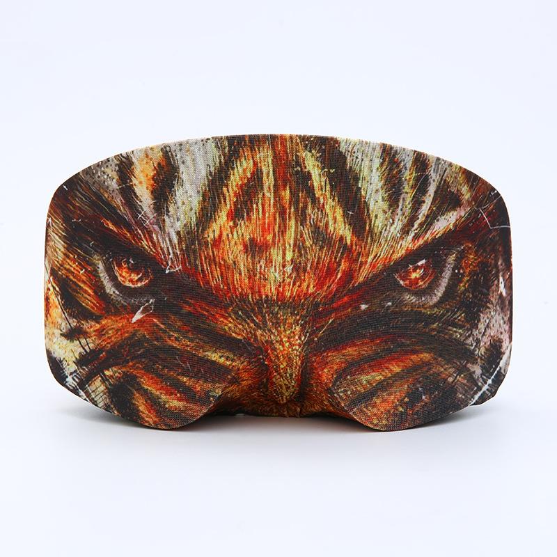 Ski and snowboard goggles protective case, portable storage, spherical snow goggles, anti-scratch lens cloth/Ski goggles cover