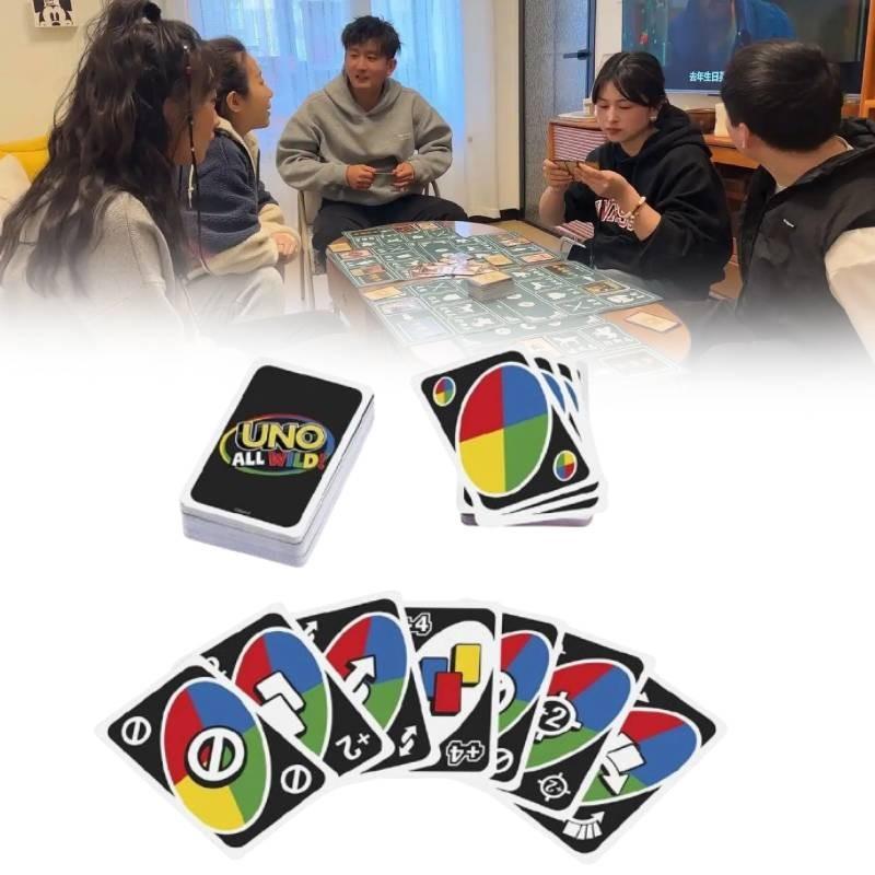 All Uno Wild Poker Card Board Game Family Party Prop Educational Toys Gifts