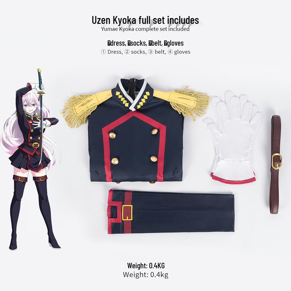 

Костюм для косплею елітних військ: Кьока Узен Ідзумо Тенка Вбрання 2025 XXL