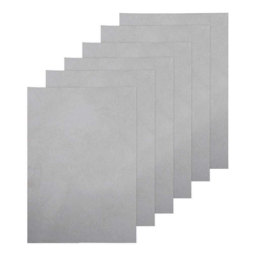6pcs PVC Repair Patches Kit for Inflatable Raft Boat Canoe Kayak Swimming Pool Versatile Use Grey