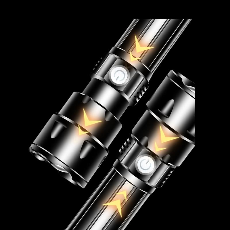 WGP High-Power Zoom LED Flashlight