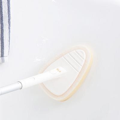 Compression Rod Connecting Sponge Floor Bathroom Toilet Sink Cleaning Brush