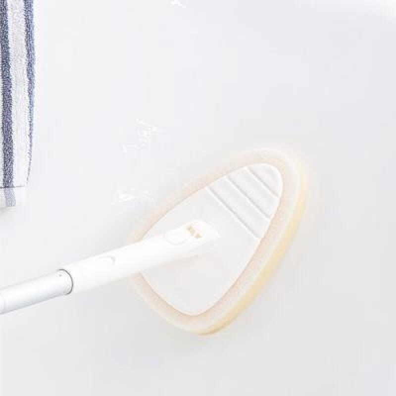 Compression rod connecting sponge floor bathroom toilet sink cleaning brush
