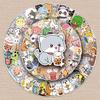 100 Cute Cartoon DIY Stickers: Milk Tea Pet Designs for Water Bottles, Phone Cases, and Suitcases.