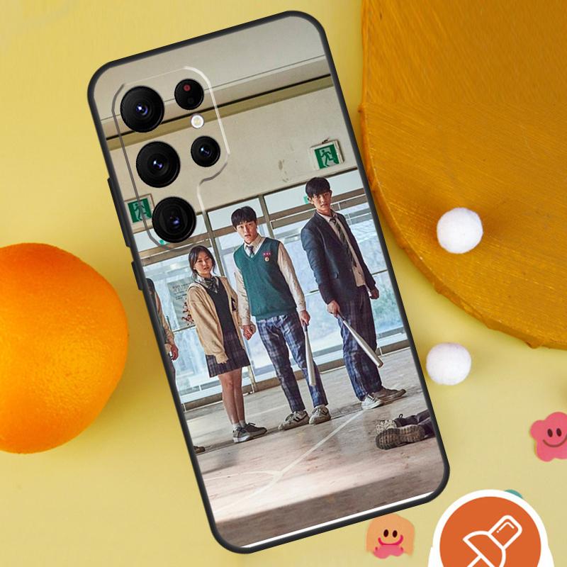 All of us are dead Case For Samsung Galaxy S25 Ultra S24 S23 S22 S21 Ultra S9 S10 S20 Plus S24 FE Funda Cover
