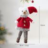 Cute Bear Doll Ornaments Christmas Gift Doll Decorations  Christmas Tree Decorations