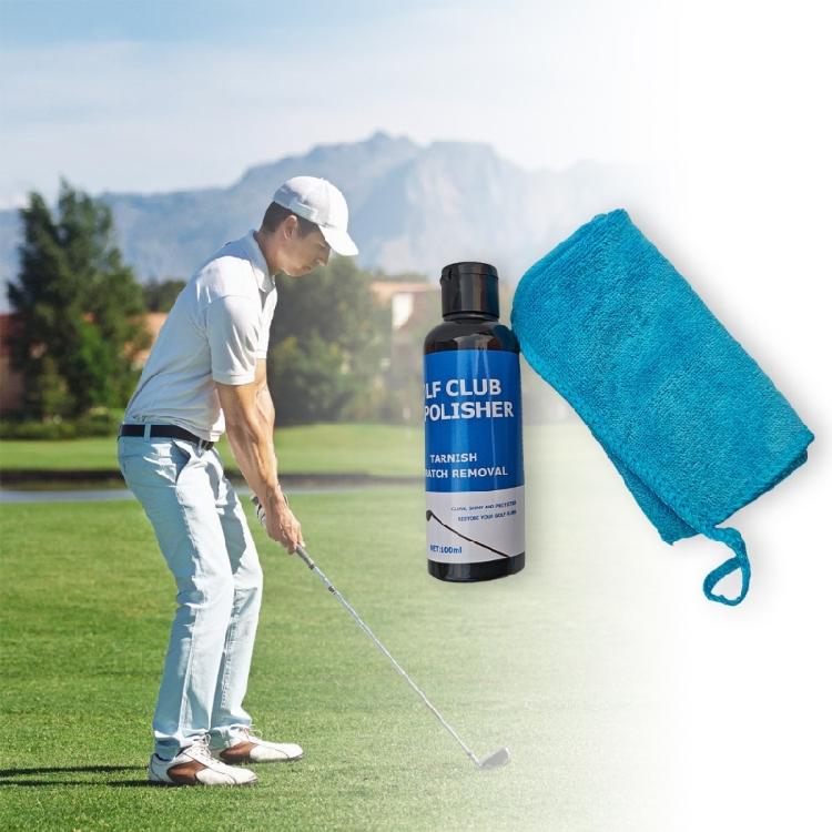 Golf Club Head Cleaner Polisher 100ml Golf Club Scratch Remover Cleaning Solution Professional Restorer Golf Accessories