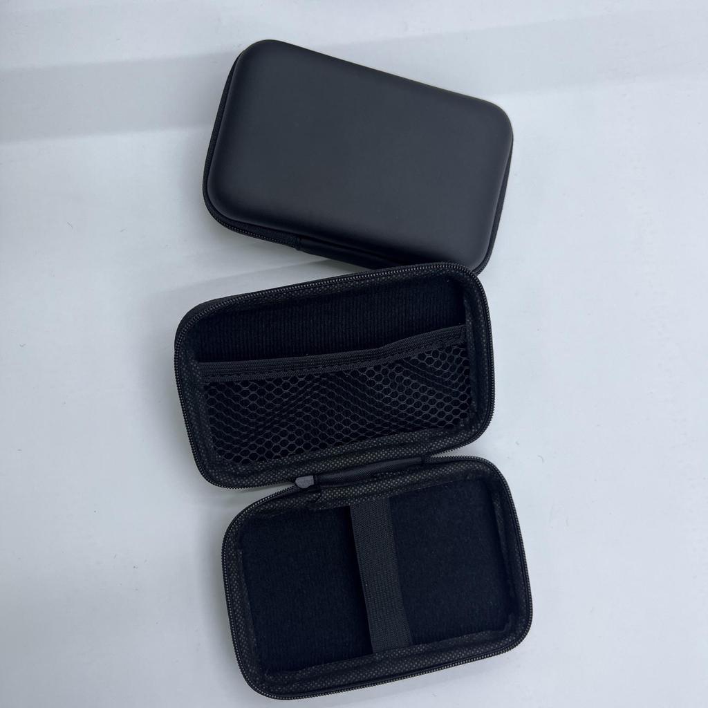 EVA Portable Hard Drive & Earphone Storage Bag with Multifunctional Cable and Tool Compartments