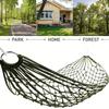 Travel Hammock,Camping Hammock, Outdoor Sport Hammock Army Green Net Mesh Nylon Sleeping Bed