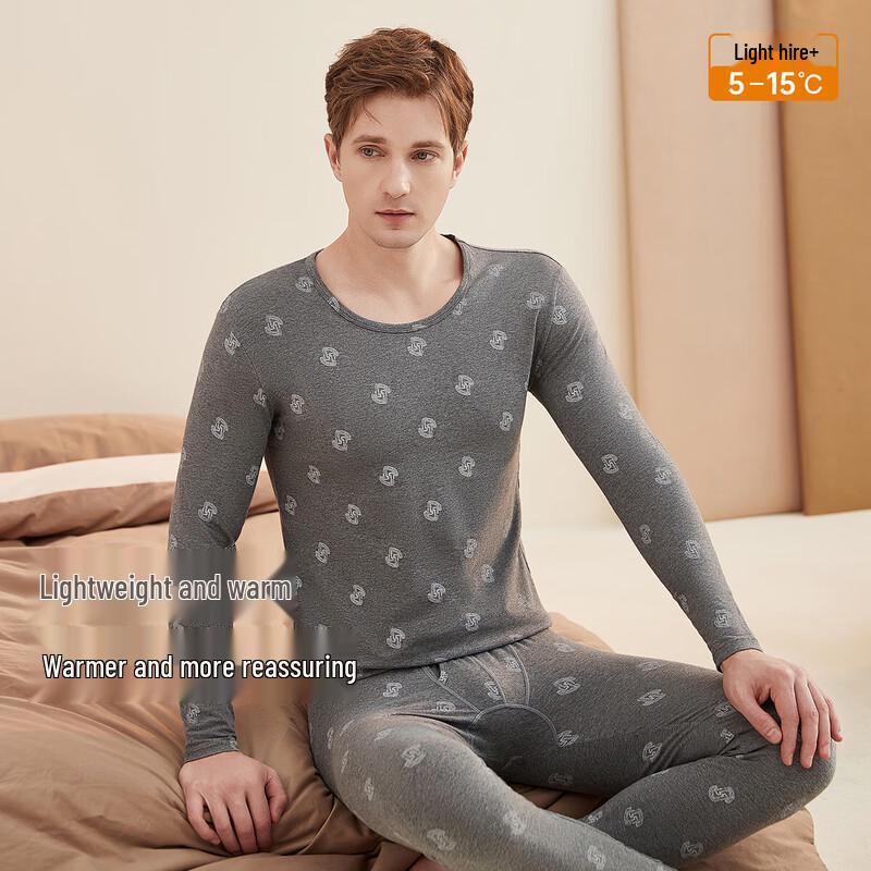 Men s Thin Cotton Thermal Underwear Set 175