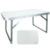 Folding Plastic Table - BigBuy Productos Deportivos - 61.5x20x43 Cm - White - Foldable - Lightweight
