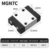 MGN7H Linear Guide Miniature Compatible Hiwin 440c Stainless Steel for 3D Printer