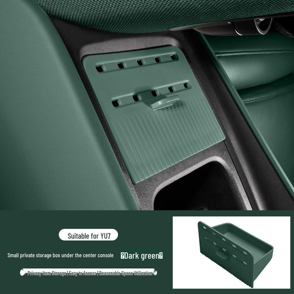 Privacy-Protecting Hidden Storage Box for Xiaomi YU7 Console, Ideal for Car Accessories