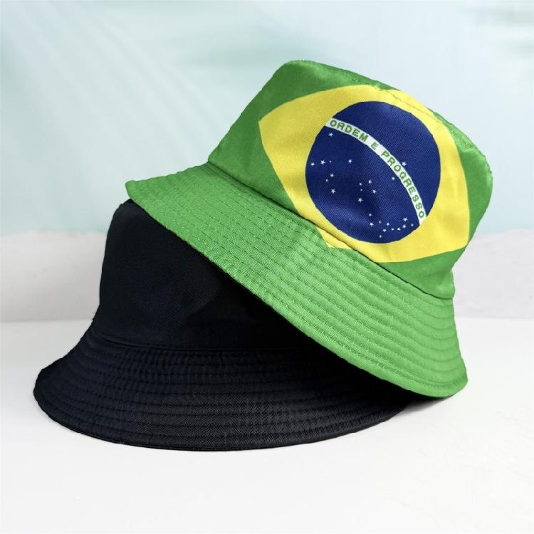 Cappello a Secchiello Convertibile a Tema Calcio Poliestere Traspirante Cappello da Pescatore Per Amante del Calcio e Celebrazione di Festival