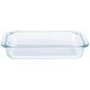 Glass Ovenproof Baking Dish, Baking Form, Roasting Pan, 1L