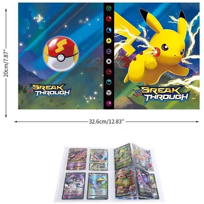 Album na karty Pokemon - Pouzdro kompatibilní s Pokemon - Velká kapacita - Snadno přenosné