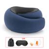 Cuscino da Viaggio per il Collo in Memory Foam per Comfort in Aereo Design Compatto ed Ergonomico per Viaggi, Viaggi in Auto, Uso Domestico Ideale