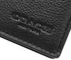 Coach Outlet Wallet Bifold Billfold Wallet with ID Outlet F67630-QB/BK Men's Holder, Leather, Black,