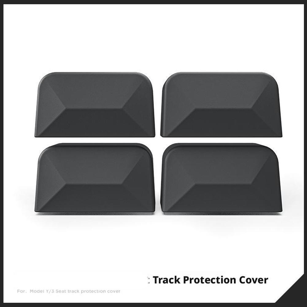 For Tesla Model Y Juniper 2023-2025 Car Seat Rail Corner Protector Cover TPE Edge Protect Guard Plug Auto Interior Accessories