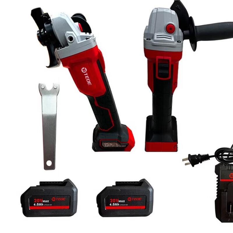 TEDE Cordless Brushless Angle Grinder CN plug (adapter included)