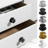 6PCS Reusable Cabinets Handles Waterproof Metal Pulls Set Quick Installation for Bathroom Furniture Shower Door Mirrors