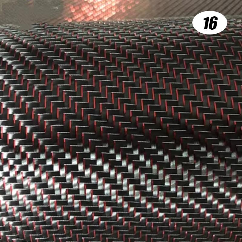 20*20cm Carbon Aramid Fiber Hybrid Fabric Cloth 3K 240gsm Twill/Plain Weave Honeycomb Carbon Fiber Fabric Diy Material