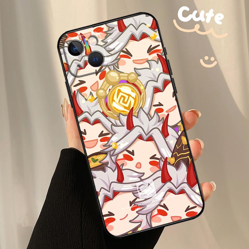 Genshin Impact Arataki Itto Phone Case For Apple iPhone 16 15 14 13 12 11 17 Pro Max Mini 17 Air 16e 16 Plus Back Cover