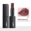 MYG Charm Magnetic Black Tube Lipstick: Moisturizing, Non-fading Earthy Tone In Dirty Orange Chocolate.