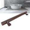 Grab   for Shower Aluminum Alloy 18.9 Inch Anti Slip   Shower Handle for Bathroom Walnut Color