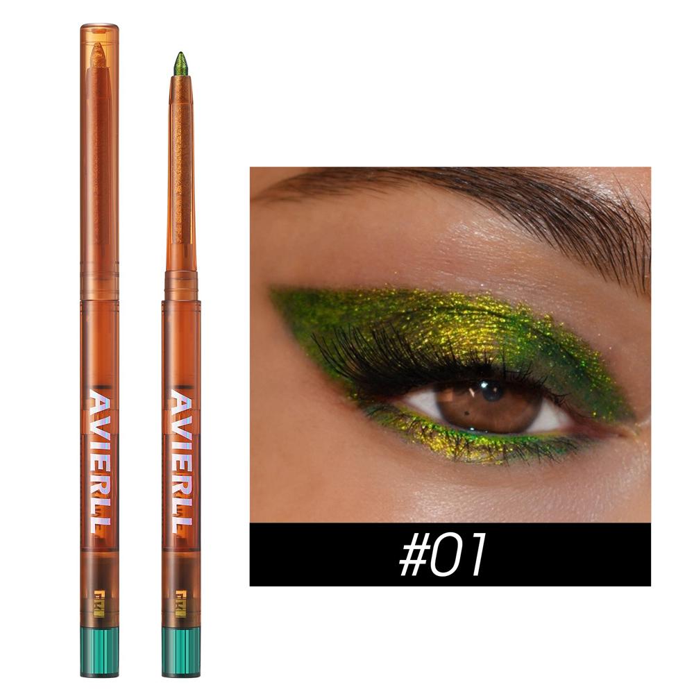 

Chameleons Eyeliner Liquid Pearl Gloss Shiny Metallic Eyeshadow Liner Multi Chrome Color Aurora Eye Makeup Glitter Pigment