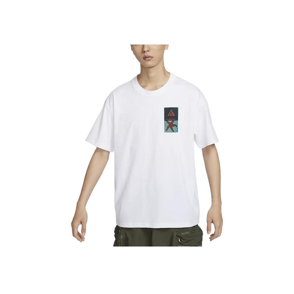 Nike Acg Casual Sports Short Sleeve T-Shirt Men Tops White DX9444-100