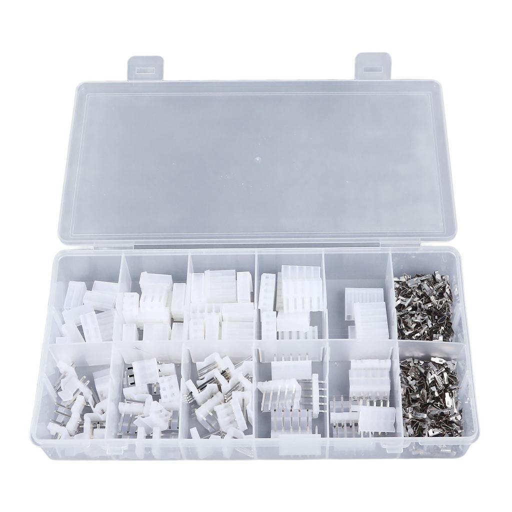 230PCS CH3.96MM Terminal Block Kit 2P to 5P Safe Connection Straight Pin Terminal Block Connector