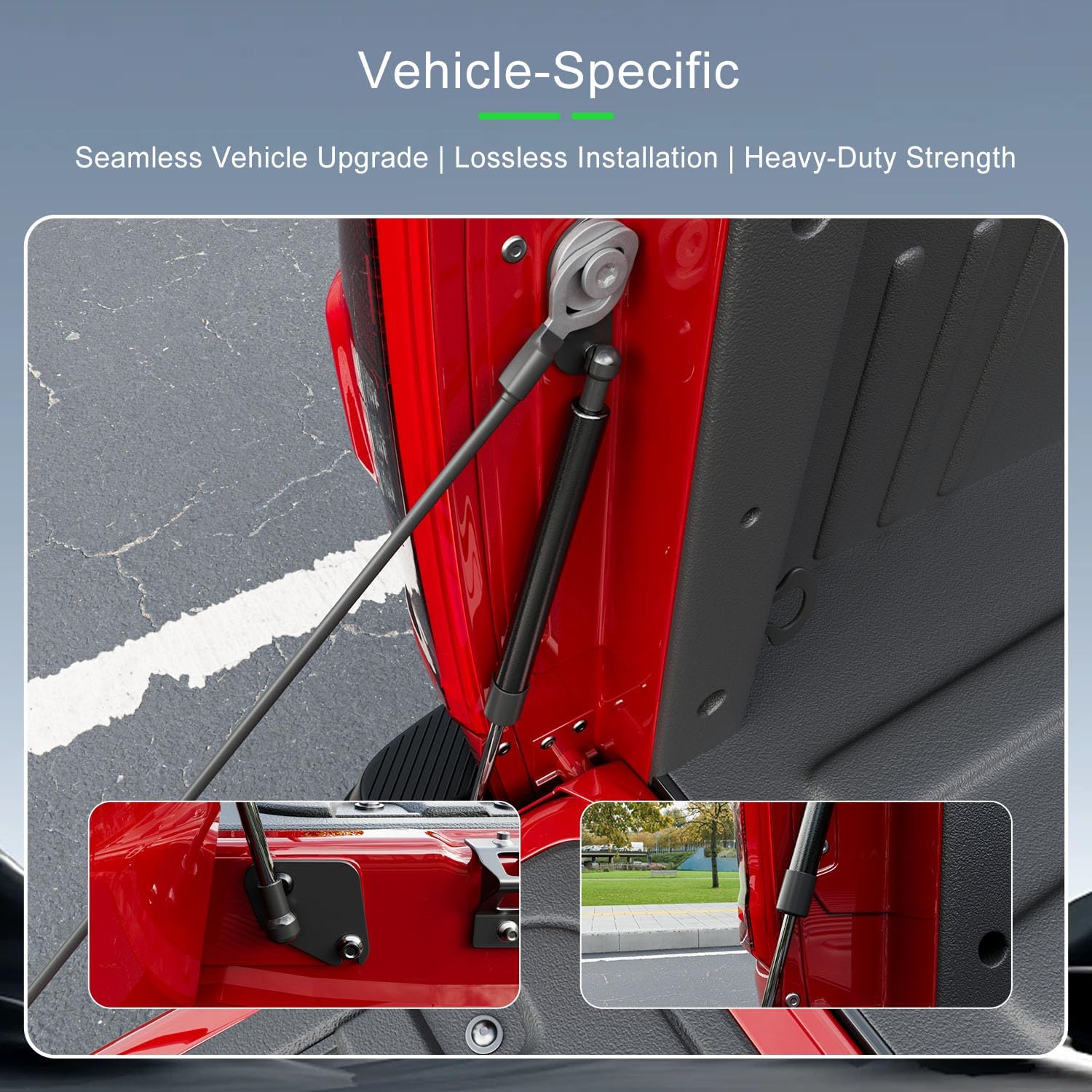 Truck Tailgate Assist Compatible with 2015-2025 Ford F150 Tailgate Shock Damper Replacement for 2015-2025 Ford F-150 Accessories