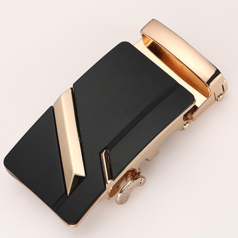 Mens Fashionable 35cm Automatic Buckle Waist Belt Durable Metal Design For Business Casual Or