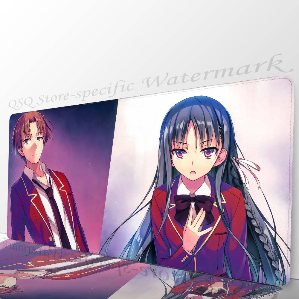 Classroom Of The E-Elite Anime Mousepad Mouse Mat Desk Mat With Pad Gaming Accessories Prime Gaming XXL Keyboard Pad Padding M