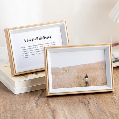 Simple Creative Photo Frame: 5 To 10-inch & A4 Sizes for Desktop & Wall Decoration