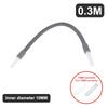 Dryer Drain Hose 10mm Heat Resistant Durable Replacement Extension with Adapter Multiple Sizes for Laundry Room Dryer Use
