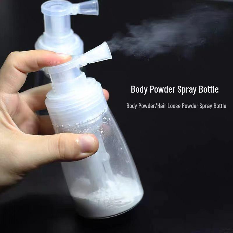 Refreshing Press-Type Powder Spray Bottle for Loose, Dry, Gold & Silver Powder