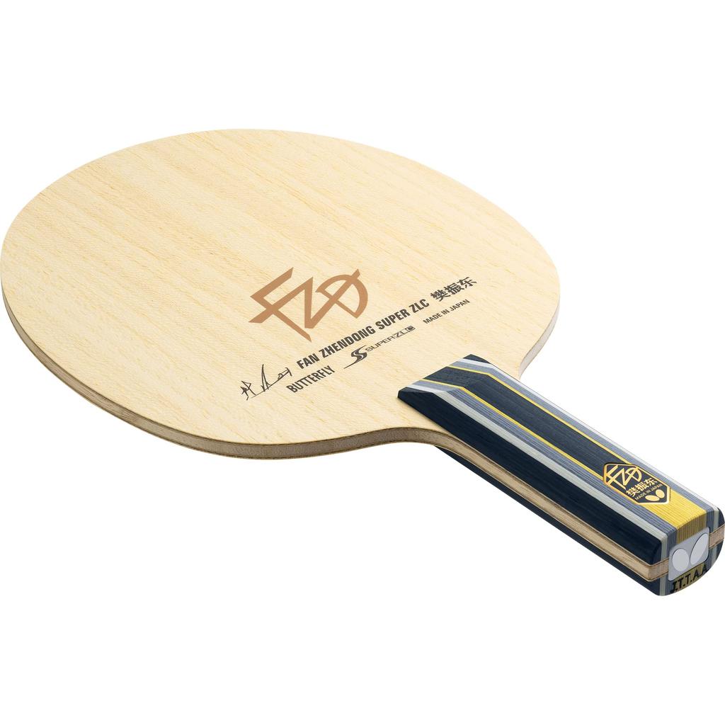 Butterfly Table Tennis Fan Zhendong SUPER Offensive Blade 157 x 150 mm Racket, ZLC-ST, Shakehand, 37254, Size (Regular)