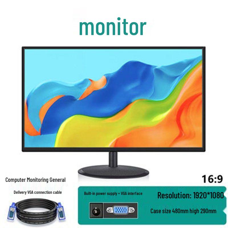 Ecran de Afișare pentru Supraveghere Nou: Monitor Desktop 19, 22, 24 inch pentru Acasă și Birou