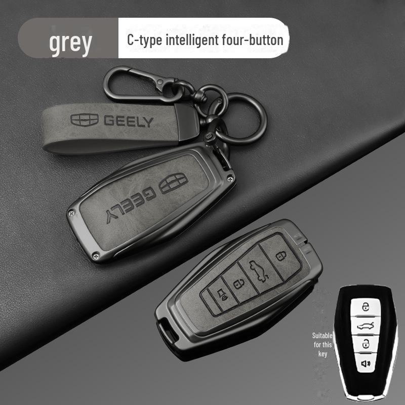 Husă cheie auto Geely pentru Emgrand, Haoyue L, Xingyue L, Xingrui L, Boyue, Binyue, Vision X6/X3