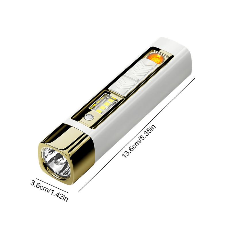 High Bright LED Flashlight With Sidelight Portable Flashlight Rechargeable Flashlights Waterproof Flashlight With 4 Modes