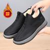 Winter new dad shoes cotton boots one pedal piled thickened snow boots comfortable warm medium and old cotton shoes