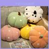 Cute Colorful Polka Dot Pumpkin Pillow Toy For Halloween Decor