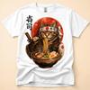 Maneki Neko Ramen Bowl Tee,Cat Meme Graphic Tee, Vintage Cat Lover Tee, Funny Cat Meme Tee, Alternative Cat Tee, Cat Dad Gift, Cat Mom Tee